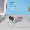 Mini Space Heater Pink Fast Heating Rotatable Holder Anti Slip