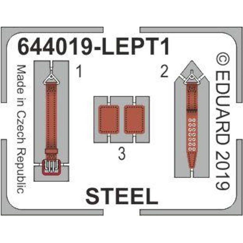 Eduard EDB644019 Model Kit 1:48-Ki-61-Id Look (Tamiya) Brass, Various