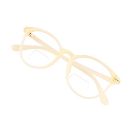 VisionGlobal Bifocal Reading Glasses for Men and Women - Stylish Retro Oval Computer Readers (Up+0.75/Down+3.25)