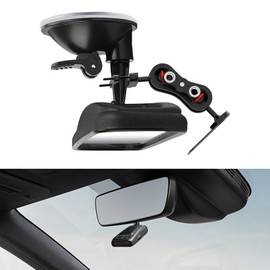 XSYALRHE Radar Detector Mount, Aluminum Rearview Mirror Rod Radar Bracket, Suitable for Uniden Radar Model