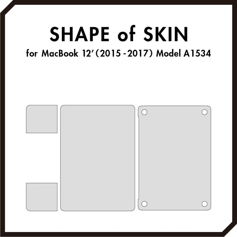 wraplus Skin Seal Compatible with MacBook 12 Inch 2017 2016
