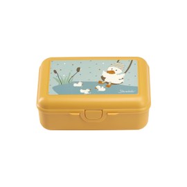 Sterntaler Edda Lou Children's Lunch Box Duck with Removable Bowl, Lunch Box, Snack Box with Click Closure