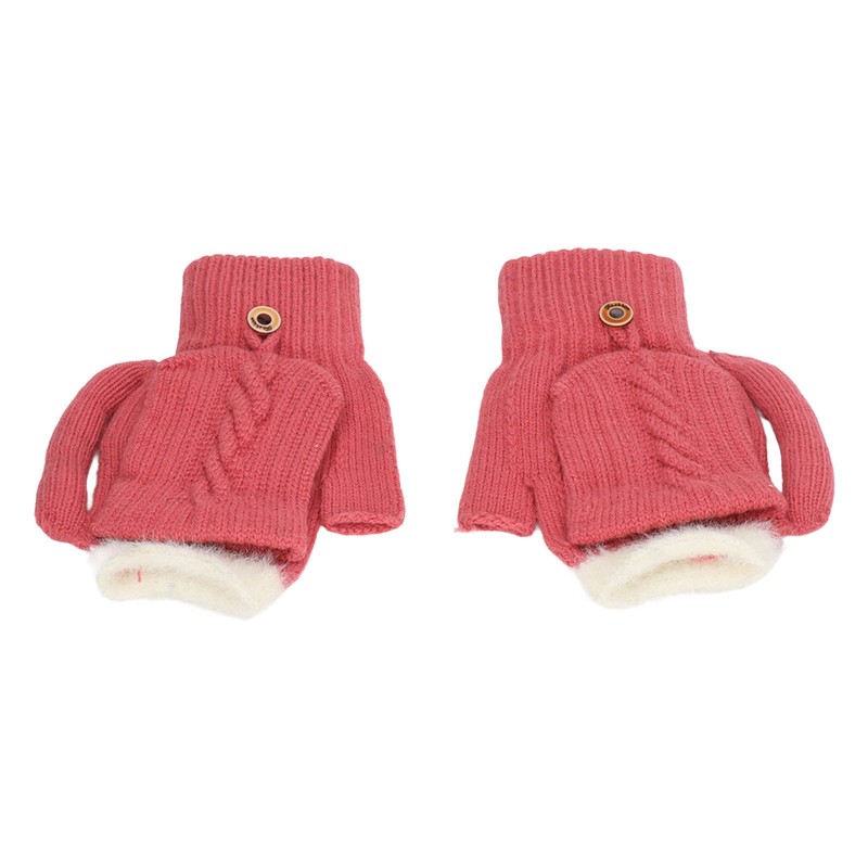 2 PCS USB Heated Gloves Double Sided Heating Knitted Gloves