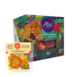 Alibú Dried Fruit Tea Infusions - Variety 20 Pack - Certified Vegan, 100% Natural, Hot or Iced, Caffeine Free, Eat and Drink - 20 Servings