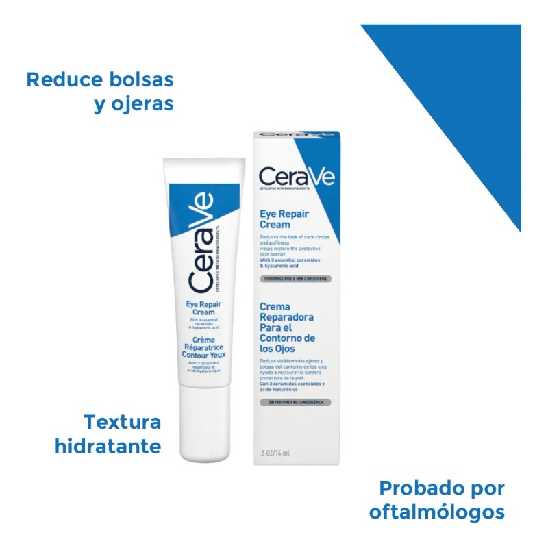 Skincare Cerave Limpiador Hidratante Ácido Hialurónico/ojos