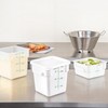 Restaurantware-LID ONLY: Met Lux Food Container Lid, 1 Square Lid