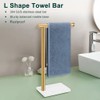 BathAce Hand Towel Holder, Hand Towel Stand for Bathroom with