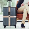 Luggage Strap Cross Luggage Belt with TSA Certified Customs Lock