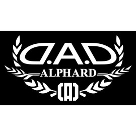 Garcon DAD [Auto Model Sticker] Alphard (White) ST107-01 D.A.D AUTO MODEL STICKER