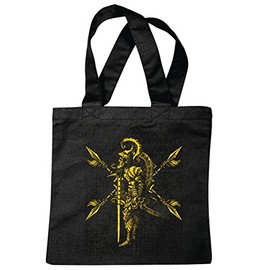 Bag Shoulder Bag Knight in Armour Skull Biker Shirt Gothic Bike Club MC Motorcycle Chopper Custom Motorcycle Motorcycle Meeting Club Meeting Shopping Bag School Bag Gym Bag in Black, black