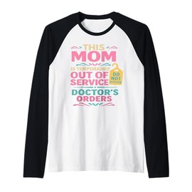 Funny Post Opt Get Well Soon Gifts for Moms After Surgery Raglan Baseball Tee