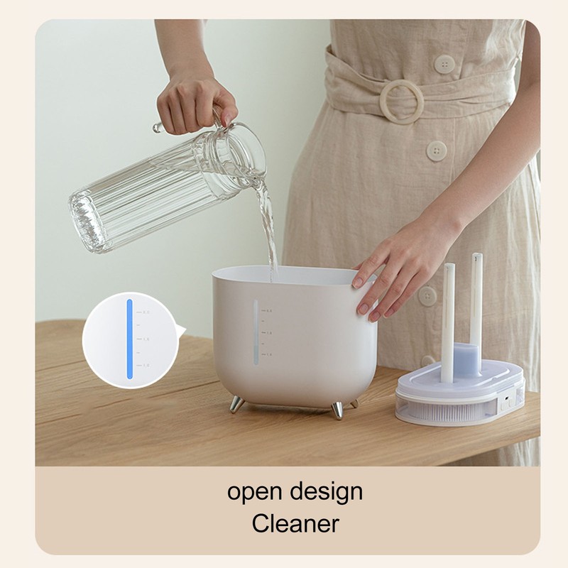 Humidifier 2L Capacity USB Charging Delicate Double Spray Humidifier with