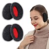 MOAZIFI 2 Pairs of Polar Fleece Ear Warmers, Ear Warmers,