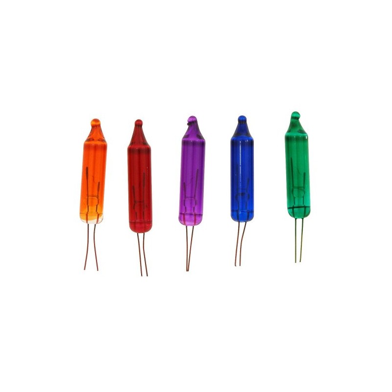 NICOLAS HOLIDAY GE53005 2.5V Multi Replacement Bulb, 5-Pack
