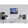 Wieco Art Framed Art Canvas Prints of Starry Night by