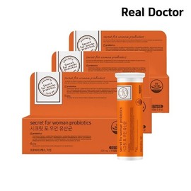 [리얼닥터] 시크릿 포 우먼 유산균 30캡슐 3개 / 여성유산균 [Real Doctor] Secret for Women Probiotics 30 Capsules x 3 / Women's Probiotics