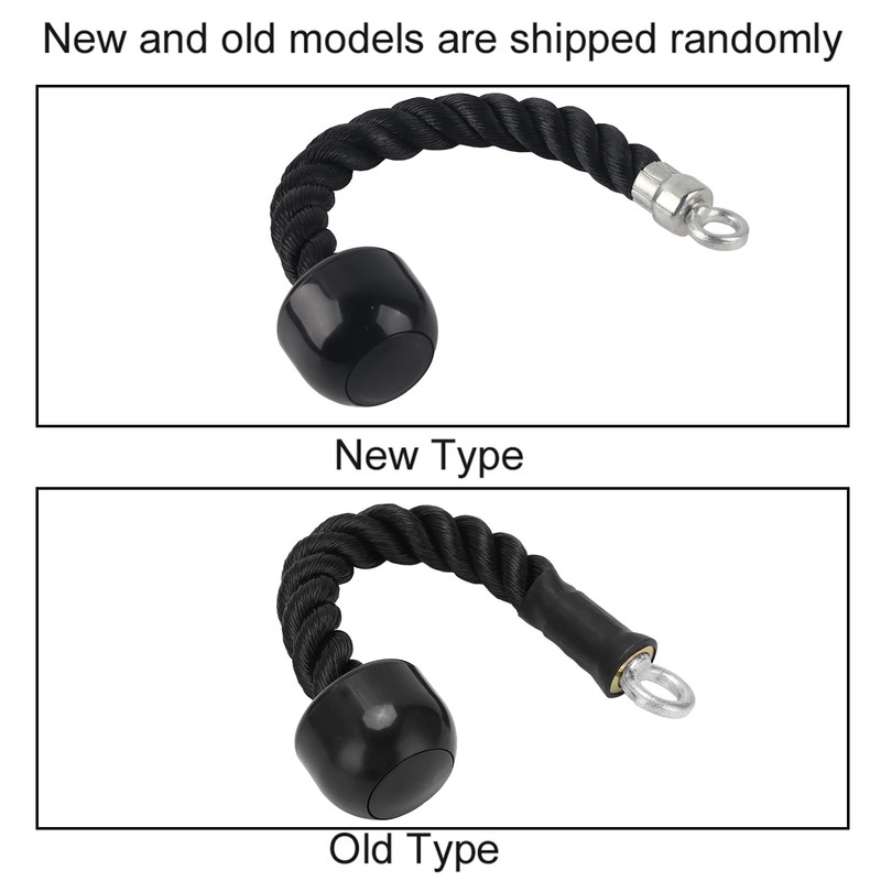 VBESTLIFE Tricep Rope Cable, Exercise Machine Attachments Pulley System Gym