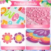 Gueevin April Showers Bring May Flowers Decorations Spring Cut Outs