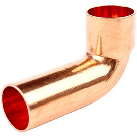 15mm Long Tail Street Elbow - 90 Degree End Feed