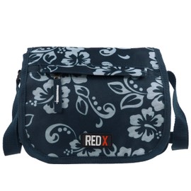 RED X Mens Hibiscus Cross Body Utility Bag