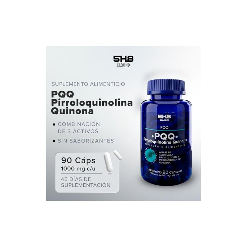 Pqq, Coq10 y Acido Alfa Lipoico - Energia Celular -