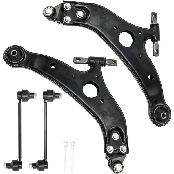 KAC 4Pcs Front Lower Control Arm Front Suspension Kit Fit