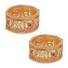Aheli 2.4 Inch Openable Kada Bangle Set of 2 Gift