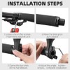 Lixada Bicycle Bar Ends Ergonomic Anti-Slip MTB Mountain Bike Handlebar