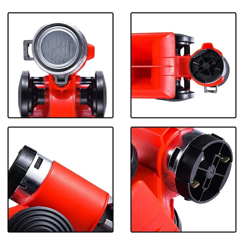 Oshotto Nautilus Twin Air Horn Universal for Cars, Trucks, Boats,