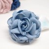 Elegant Satin Fabric Rose Flower Brooch Pin Silk Large Big