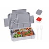 45 oz Leakproof Bento Lunch Box for Adults, Microwave Safe