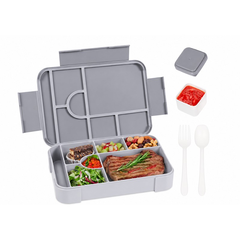 45 oz Leakproof Bento Lunch Box for Adults, Microwave Safe