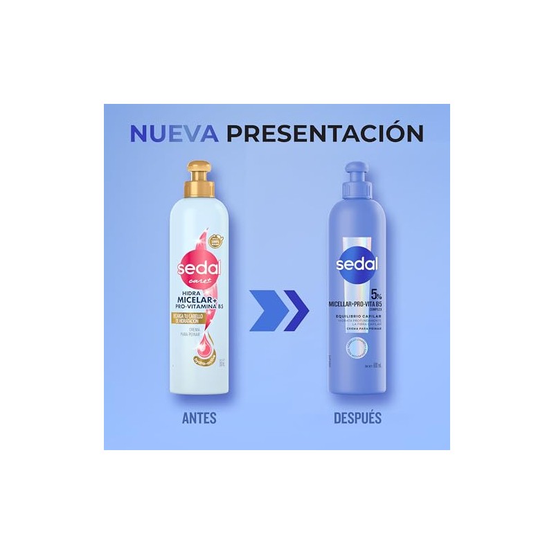Crema para Peinar Sedal Hidra Micelar y Provitamina B5 300ml