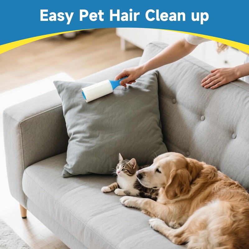 Swihauk 600 Sheets Extra Sticky Lint Rollers for Pet Hair,