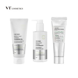 VT Riddle Shot Cleansing 3-piece set (Cleansing Milk + Cleansing Foam + Cleansing Gel) / 브이티 VT 리들샷 클렌징 3종 세트 (클렌징밀크+클렌징폼+클렌징젤)