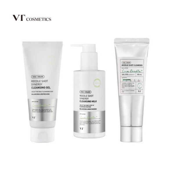 VT Riddle Shot Cleansing 3-piece set (Cleansing Milk + Cleansing