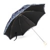 LCY Embroidered Lace Double-deck Anti-UV Parasol Sun/Rain/Snow Folding Umbrella-Blue