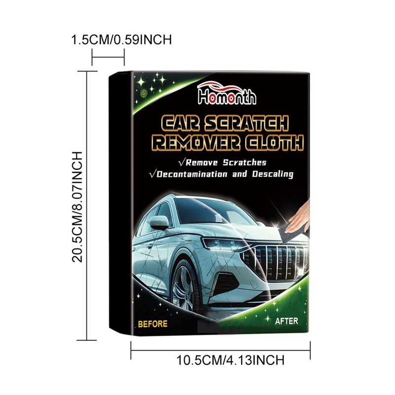 SSKHE 12 Pcs Nano Sparkle Cloth for Car Scratch Nano