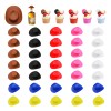 200 Pzs Mini Sombrero De Vaquero Occidental Pequeño 8 Color