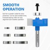 Newdeli 1/4 Inch Shank Rabbet Router Bit 1/2" Height with