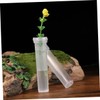 Mipcase 100Pcs Transparent Plant Vases Flower Tubes for Desktop Terrarium