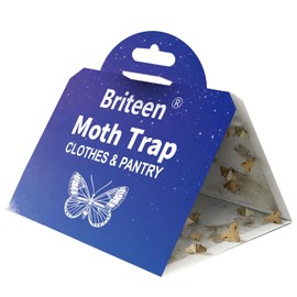 Pantry Moth Traps 10-Pack Safe and Effective for Food and Clothing- Glue Traps with Pheromones for Wool Closet Carpet Food and Cupboard K05