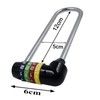 4 Digit Combination Padlock - 12cm/5 inch with Long Shackle