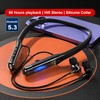 Wireless Neckband Headphones with Microphone – 80-Hour Battery Life and