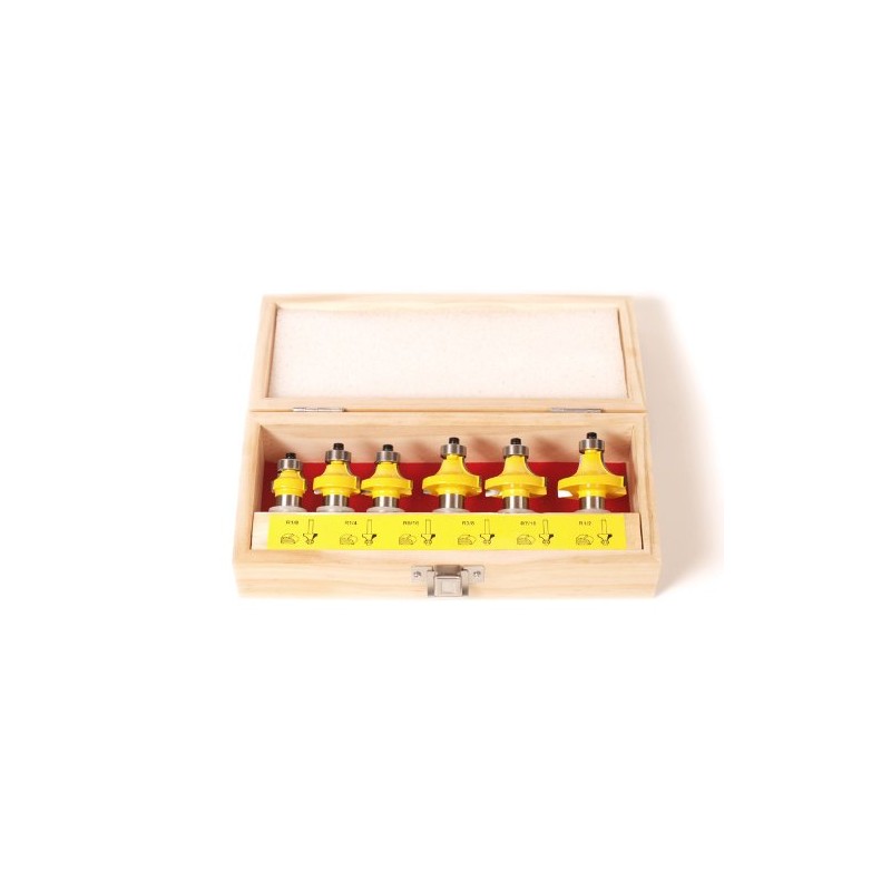 YONICO 13621 6 Bit Round Over Edge Forming Router Bit