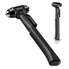 Xisfriean Car Window Breaker Car Emergency Escape Tool Multi-Function Car Safety Hammer with Seatbelt Cutter Glass Hammer for Land or Underwater Emergency Life-Saving