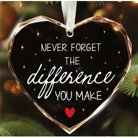 Retirement Gift for Women Men Coworkers - Retired Keepsake Ornament with Gift Box - Teacher Nurse Employee Appreciation Gifts Boss Farewell Present, Christmas Party Decoration