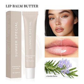 3Pcs Summer Lip Glossy Butter Balm Set, Instant Moisture Sheer Tint, Non-Sticky, Conditioning Formula to Soothe & Repair Dry, Chapped Lips, Jelly Lip Stain with Natural Scent (#1+3+5, 3Pcs)