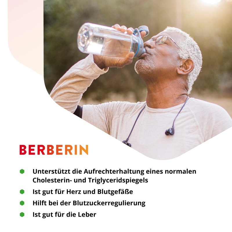 Vitals - Berberine 500 mg high dose 60 capsules vegan.