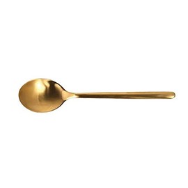 Dalton Cutlery Svelte Cutlery Dinner Spoons, Matte Gold Color